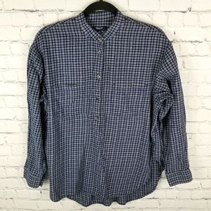 MADEWELL | Abilene half-button mock neck blouse
